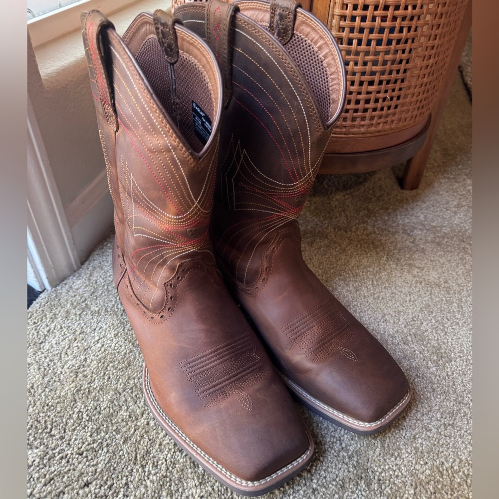 Ariat Men's Sport Wide Square Toe Cowboy Boot